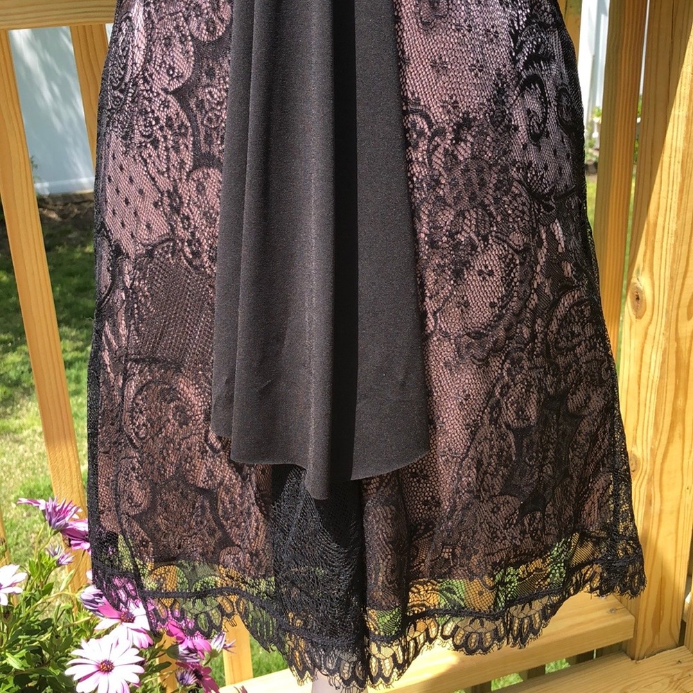 Alexia Admor Black Lace Cocktail Dress, EUC - Picture 4 of 10